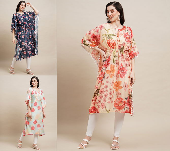 Kaaftan Vol 1 Kaftan Printed Kurtis Catalog